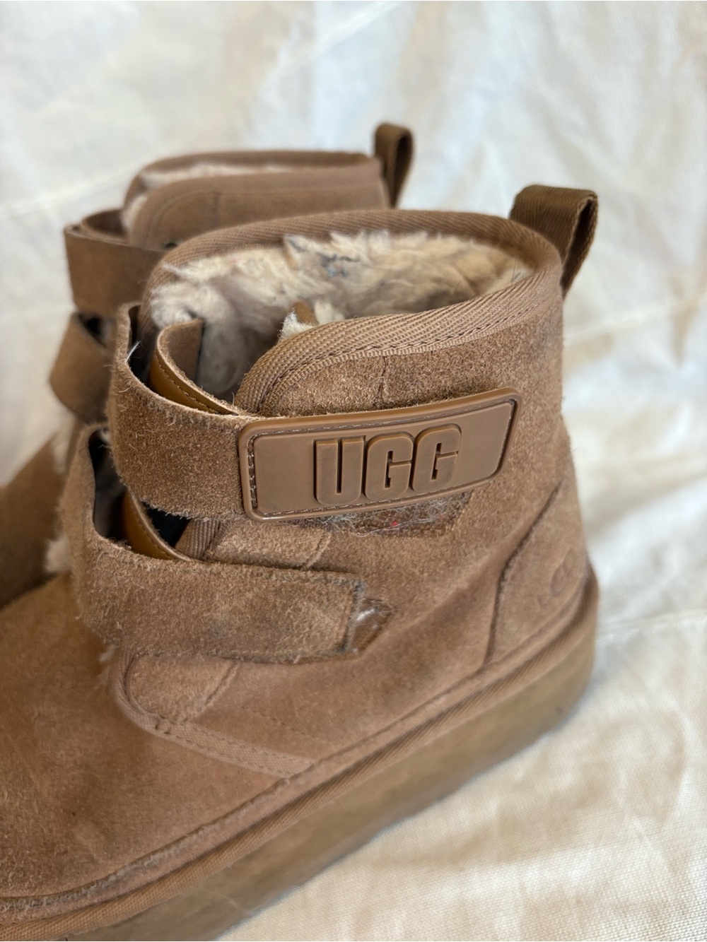 UGG Chestnut Suede Neumel Platform Boots - Picture 2 of 7